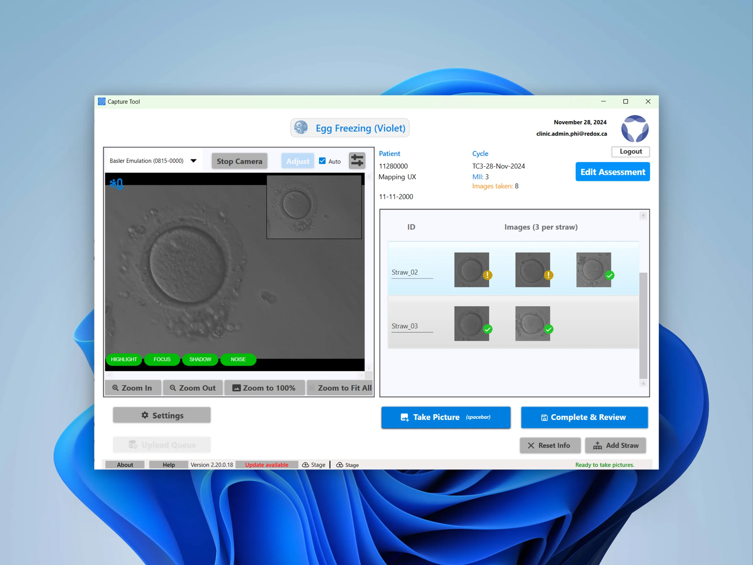 The original FF Capture app — a dense, dev-built Windows interface with a small image preview